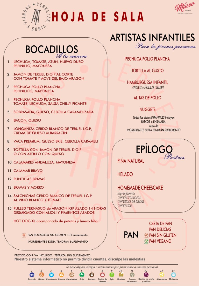Bocadillos El Museo