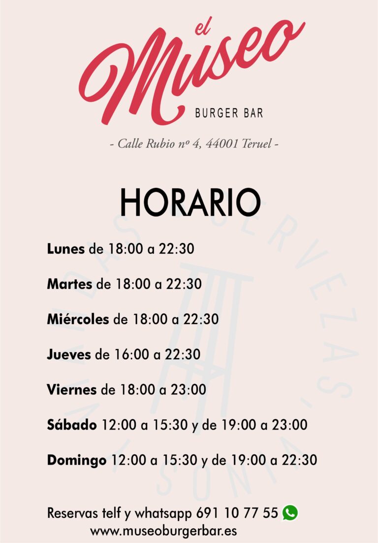 Horario Abril 2025